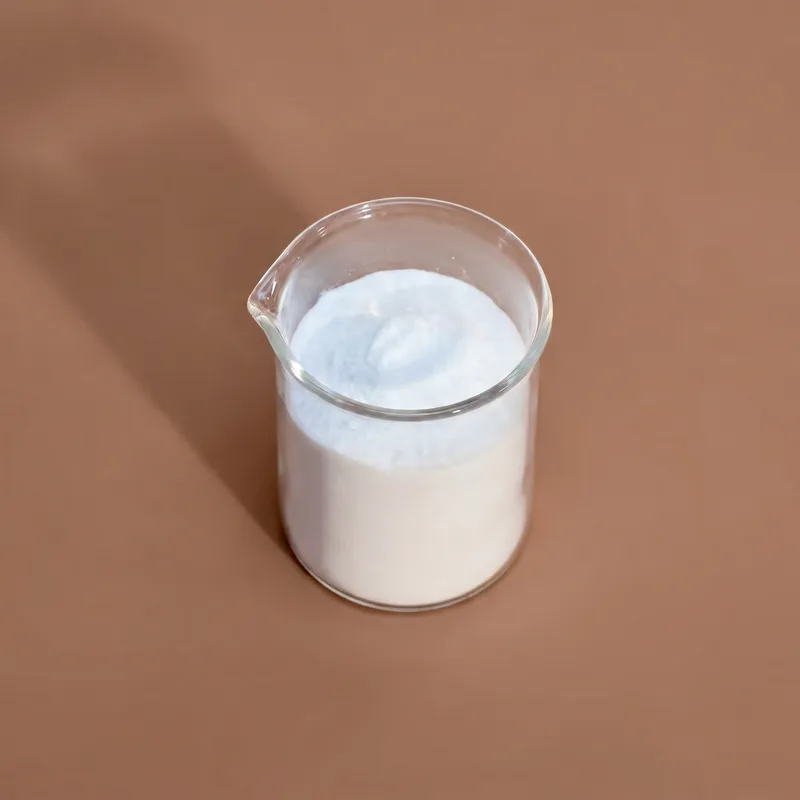 Beaker of compounded powder